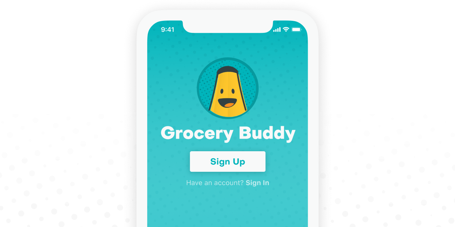 Grocery Buddy App Concept Design and Branding