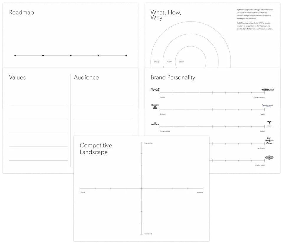 Right Triangle brand sprint worksheet.