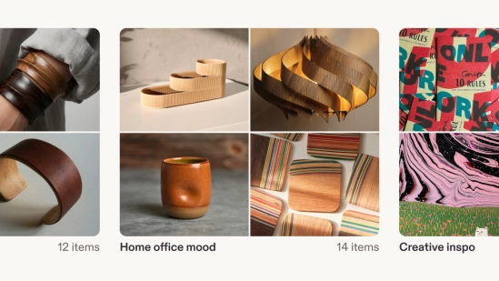 Etsy collection cards