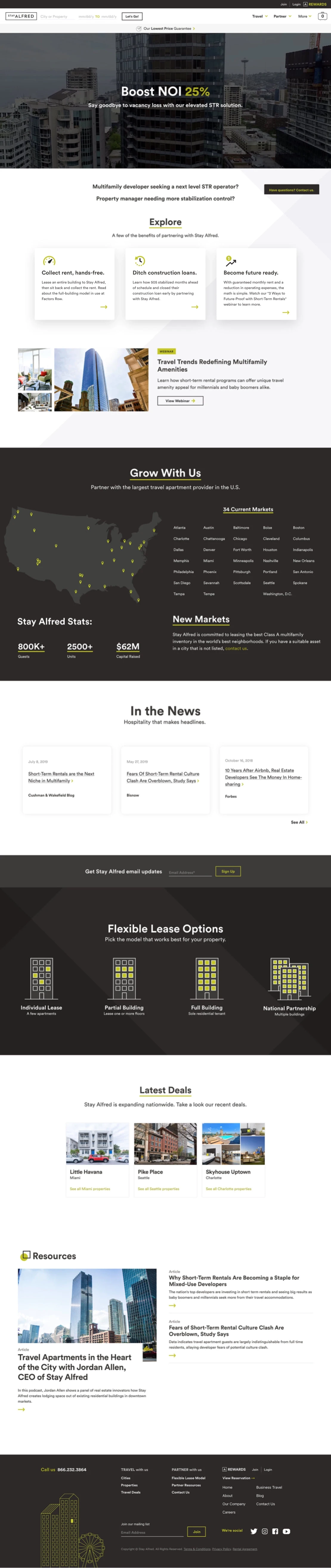 Partner page