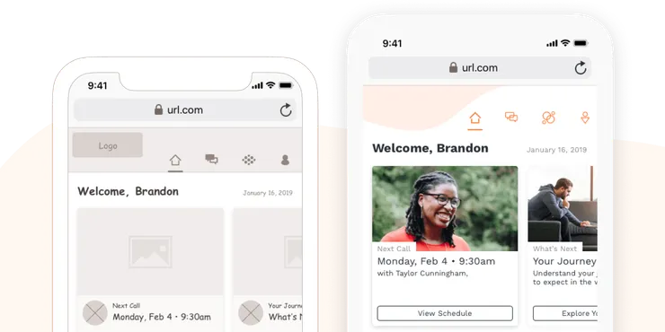 Mental Health App UX design