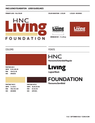 HNC Living logo guidelines