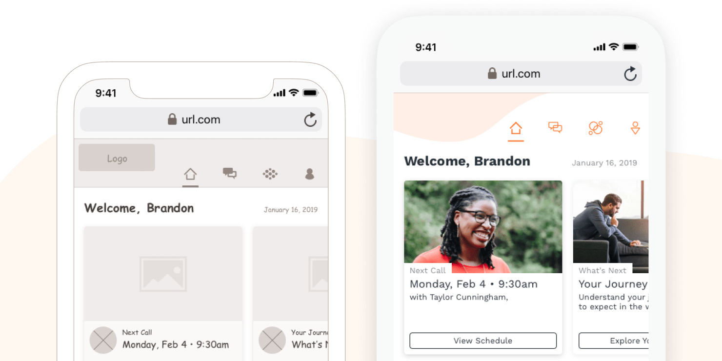 Mental Health App UX design