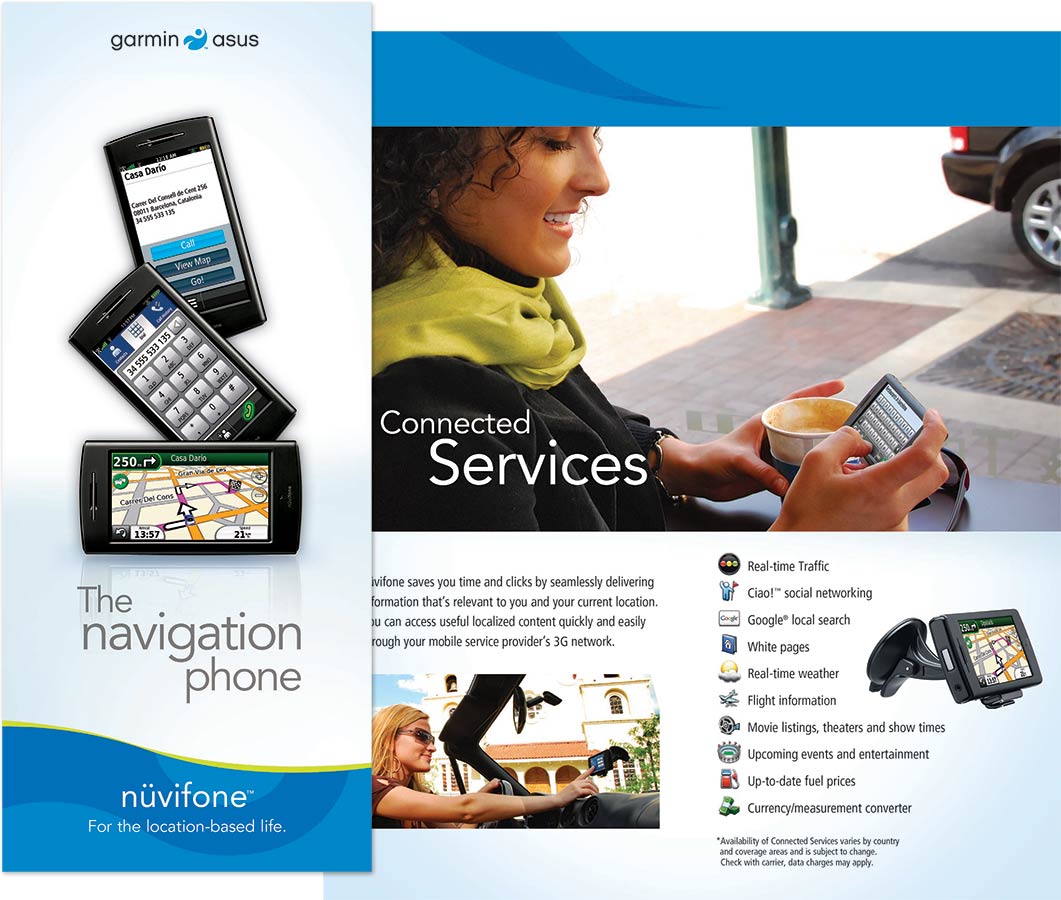 Garmin nuvifone product brochure