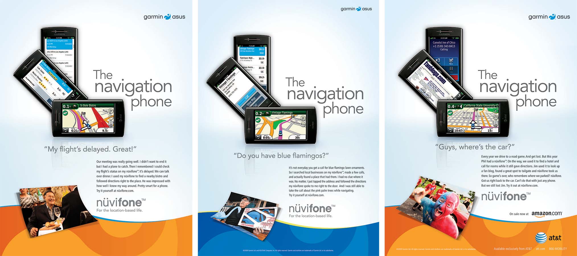 Garmin nuvifone print ads