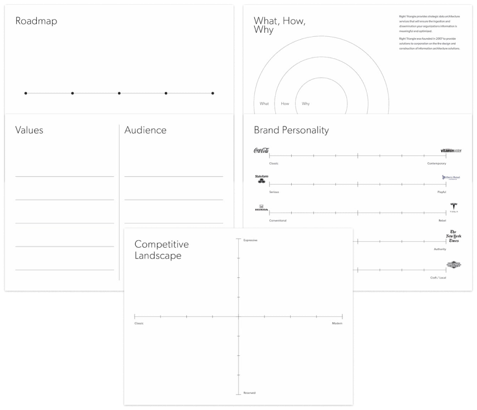 Right Triangle brand sprint worksheet.