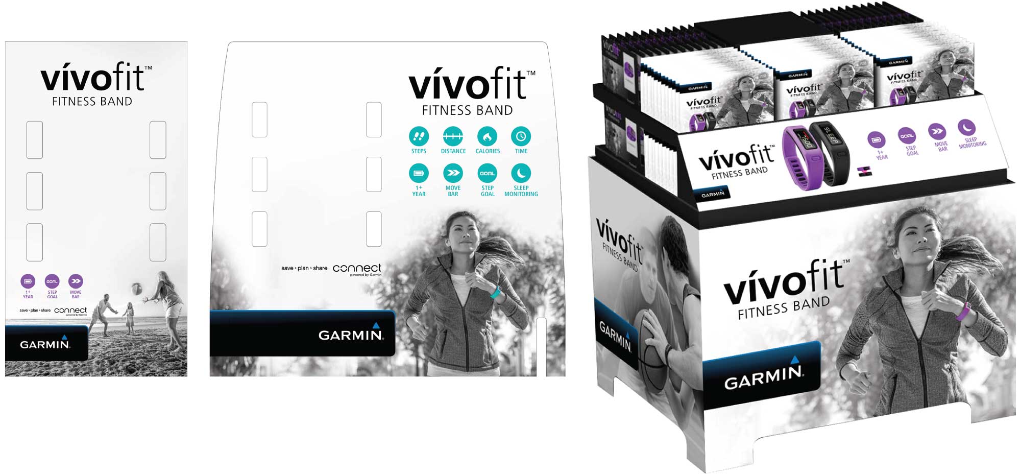 Garmin vivofit merchandising elements