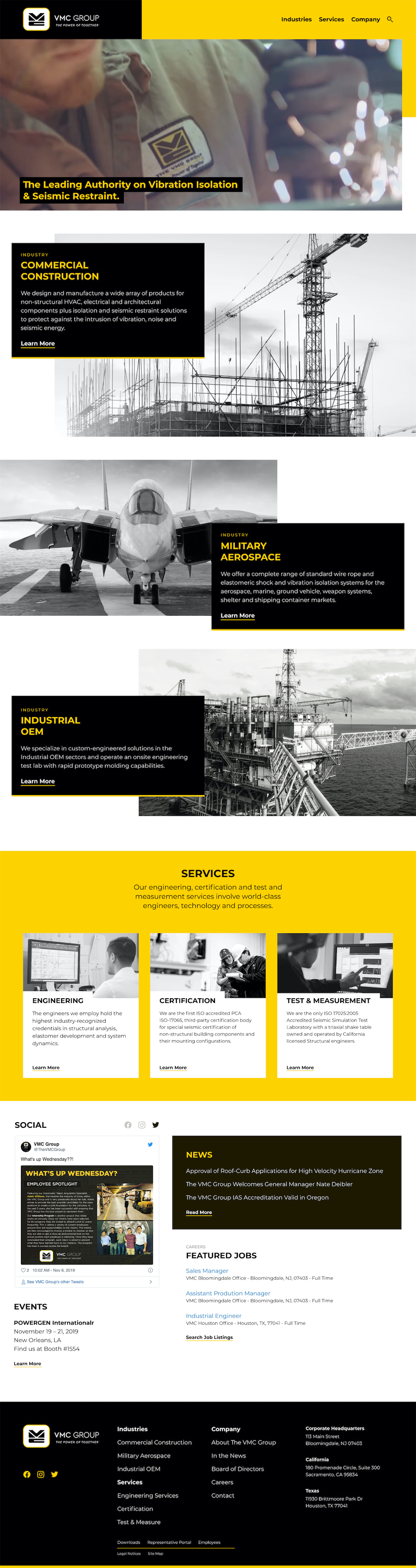 VMC Group Homepage